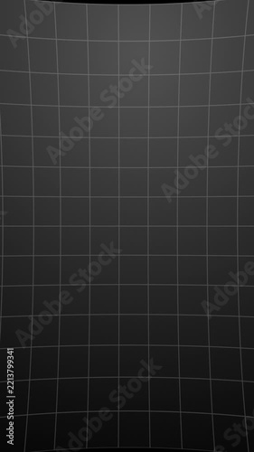 Dark Portrait Grid Background with Digital Line Pattern 4K