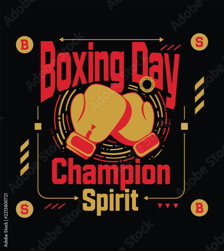Boxing Day Celebration Typography T Shirt