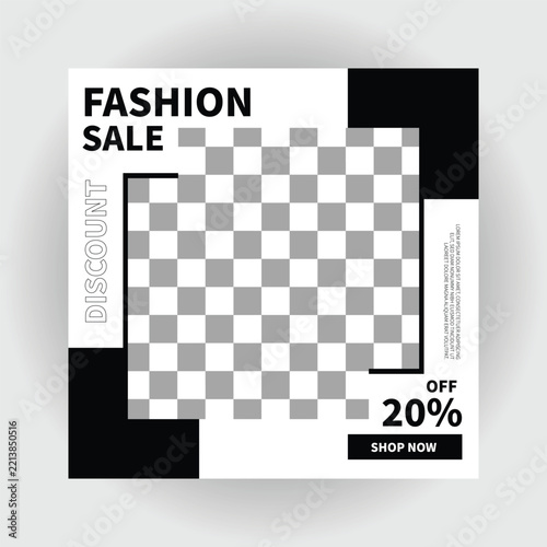 Fashion Sale Poster Design Template