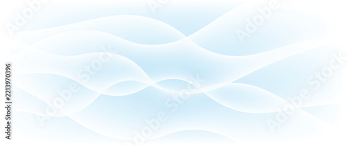 Modern blue wave background design, vector illustration