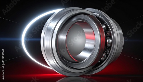 Precision Ball Bearings: Industrial Steel Mechanical Components