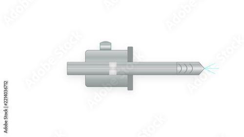 High-Pressure Through-Spindle Coolant Rotary Union Precision Machining Animation