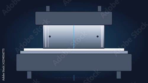 Industrial Seismic Base Isolation System Stainless Steel Sliding Plate Animation
