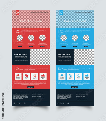 Email newsletter design
