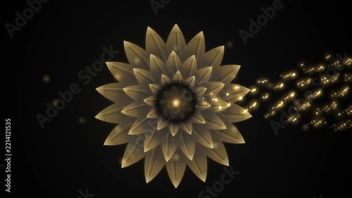 Obsidian Bloom — Dark Luxury Motion 4K Seamless Loop