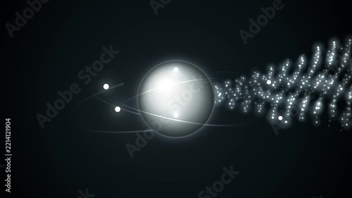 Pearl Orbit — Elegant Floating Sphere 4K Seamless Loop
