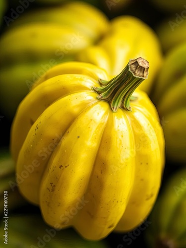 Close-up of chayote squash fruit with stem intact, nutritional, || vegetable