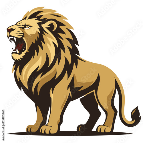 Lion vector and illustration.