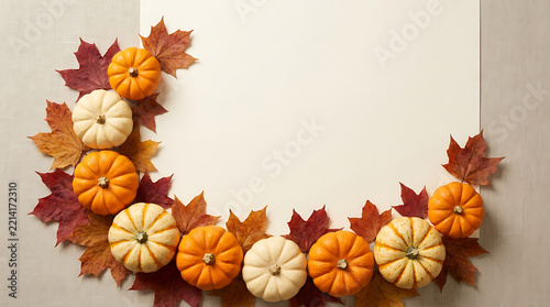 autumn background with leaves