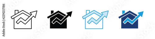 Property Valuation  Icon Collection With Multiple Styles