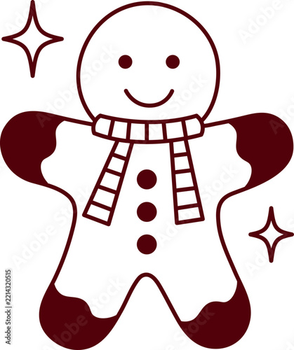 Mega collection of 50 hand-drawn Christmas and winter holiday outline icons. Includes gingerbread houses, Santa Claus, reindeer, ornaments, gifts, fireplace, candles, and cozy drinks. Perfect for holi
