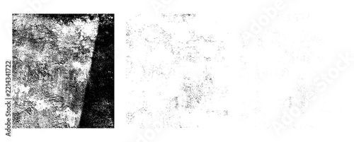Black white distressed grunge texture collage