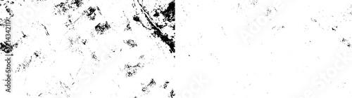 Abstract black white paint splatter grunge texture