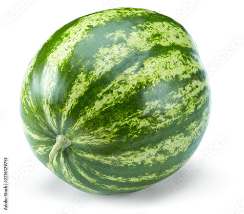watermelon isolated on white background. clipping path