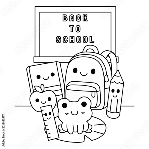 back to school character