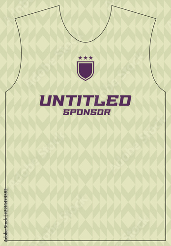 Seamless Light Lime Purple Sport Jersey Pattern Vector Design Template for Football Sublimation