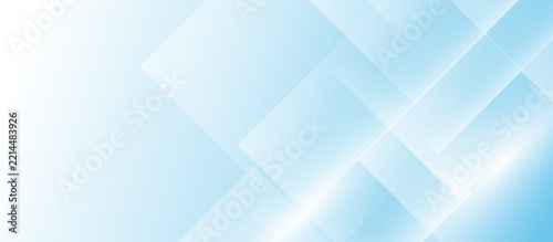 Abstract blue square shape with futuristic concept background