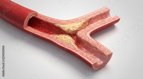 Coronary Bifurcation Lesion with Atherosclerotic Plaque