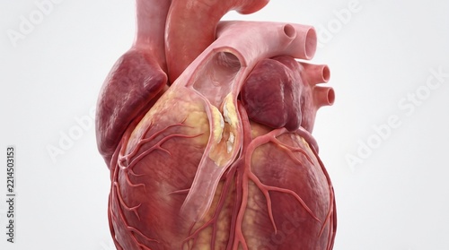 Calcified Aortic Valve Stenosis in Detailed Human Heart Anatomy