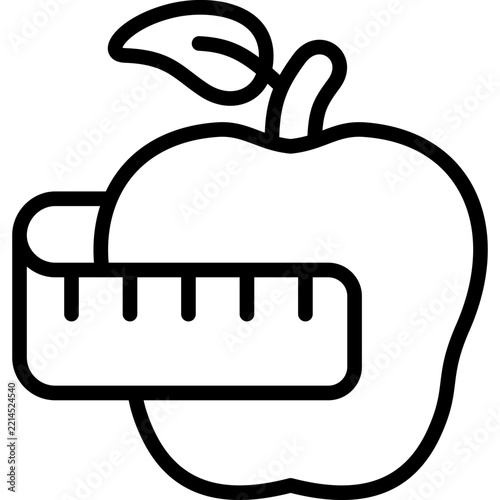 Healthy Diet icon in line style