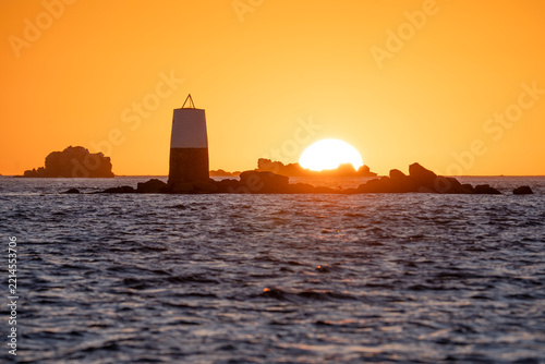 Le coucher de soleil