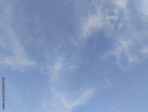 blue sky with clouds