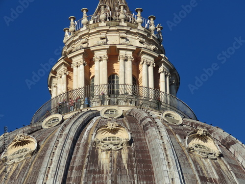 Photography People visiting the dome of St. Peter's Basilica, Vatican, Rome