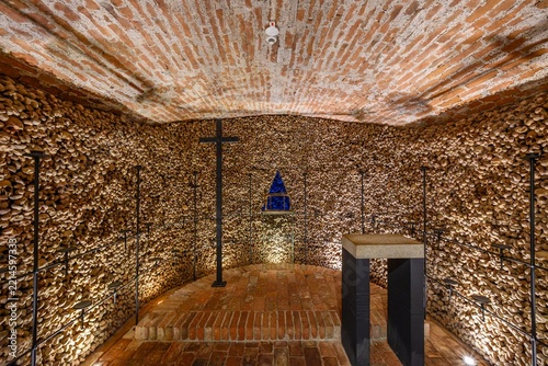 Ossuary At St James Church In Brno