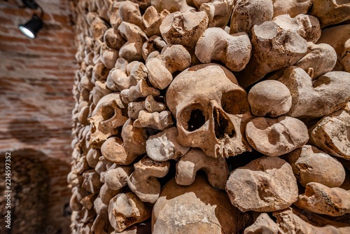 Ossuary At St James Church In Brno