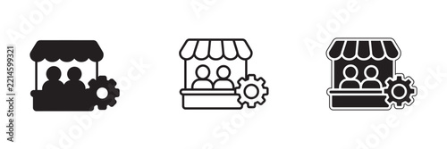 Retail Store Management Service Icon
