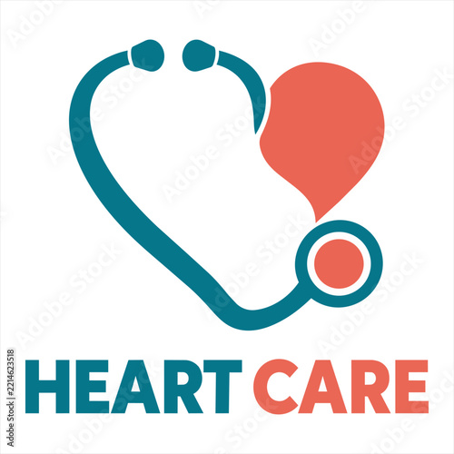 Heart care icon