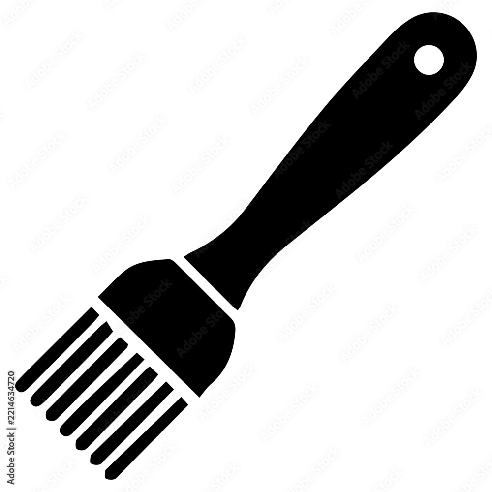 Fototapeta premium Pastry Brush Glyph Icon