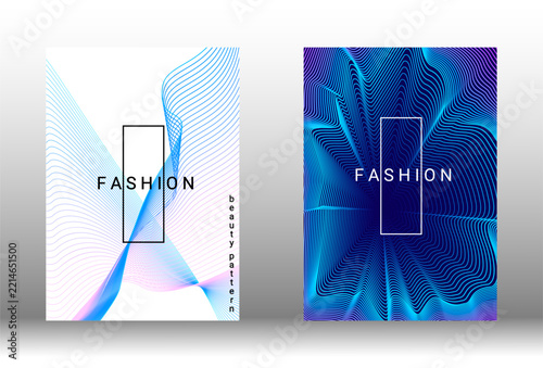 Trendy gradient composition with fluid abstract forms. A versatile and modern design for covers, banners, or creative projects. Editable vector illustration with bold, stylish colors.