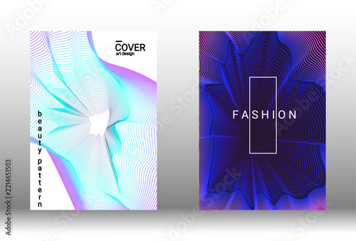 Elegant flowing shapes with harmonious gradients. Perfect for creating modern posters, banners, or digital templates. A visually striking vector design for trendy projects.