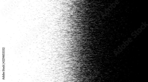 Black and White Noise Distress Texture Vector Halftone Gradient Horizontal Lines Background Backdrop