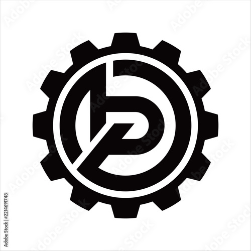 Modern BP PB letter logo vector featuring a clean geometric monogram with interlocking initials, creating a distinctive and professional identity for corporate, business, luxury, and creative brands.