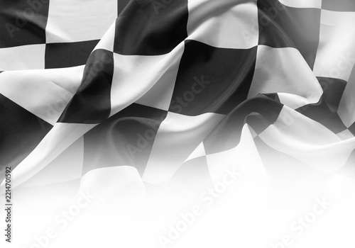 Checkered racing flag