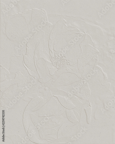Embossed Floral Paper Texture