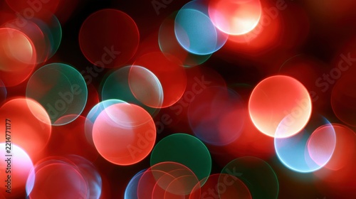 Vibrant and Festive Christmas Abstract Background Celebrating Holiday Cheer