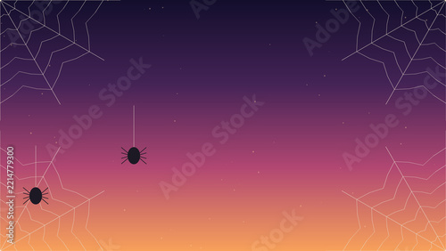 Obraz na plátně Toiles d'araignée sur un ciel profond