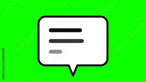 Animated Chat Bubble Icon with Loading Dots