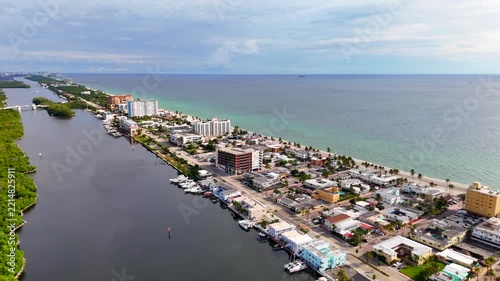 Hollywood Beach Florida will be underwater if sea level rises over 2 feet