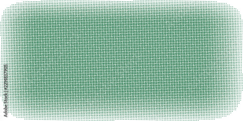 Green Halftone Dot Background With Rounded Corners Abstract Geometric Pattern