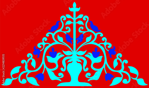 floral pattern. colorful floral pattern. floral pattern that can be repeated