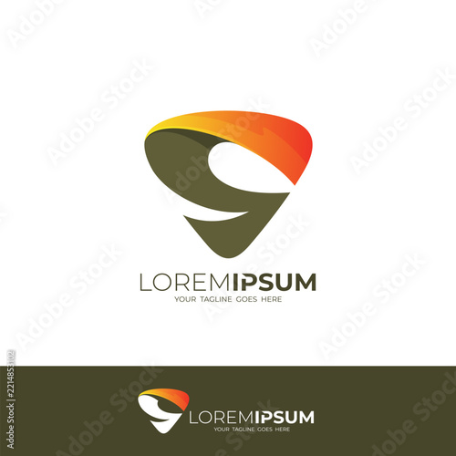 S logo, letter S logo and shield design combination, security logo template