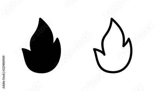 Fire icon vector. fire flame icon. burning icon