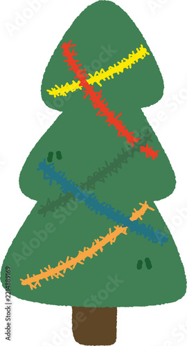 Christmas tree / Decorated Christmas tree