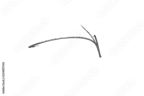 Abstract curved line drawing on transparent png background for design