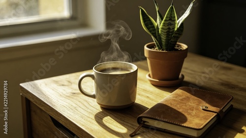 Cozy Home Office Coffee Mug Plant