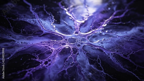 Liquid Marble Abstract Macro
